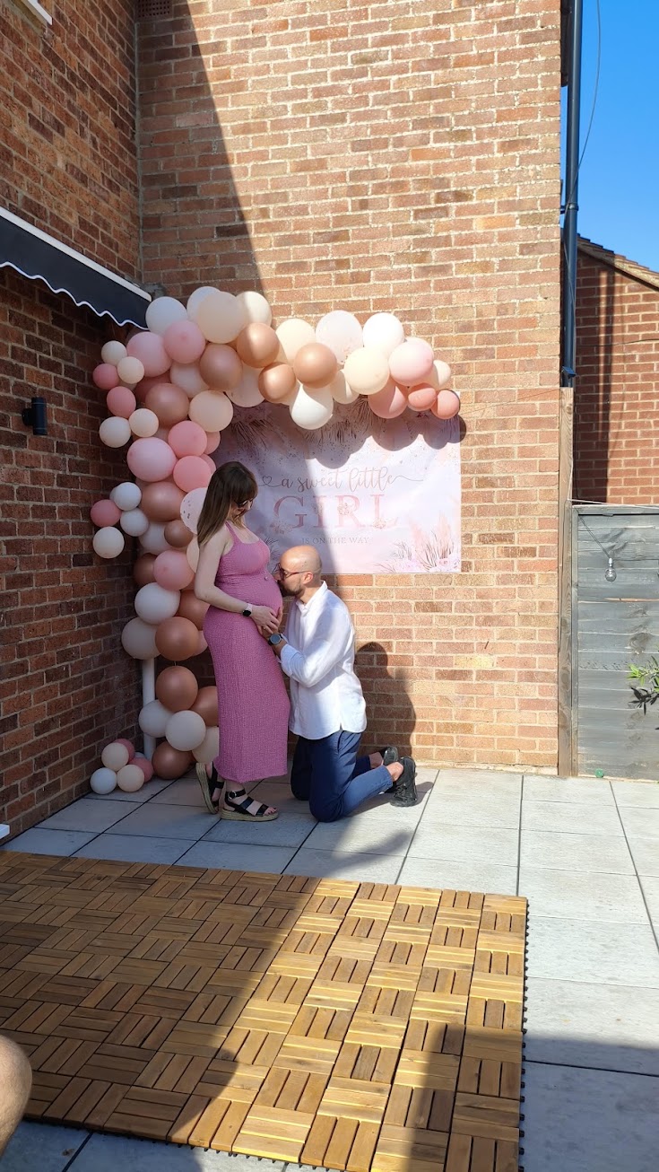 Yacopo and his partner carrying a joyful promise into the next chapter